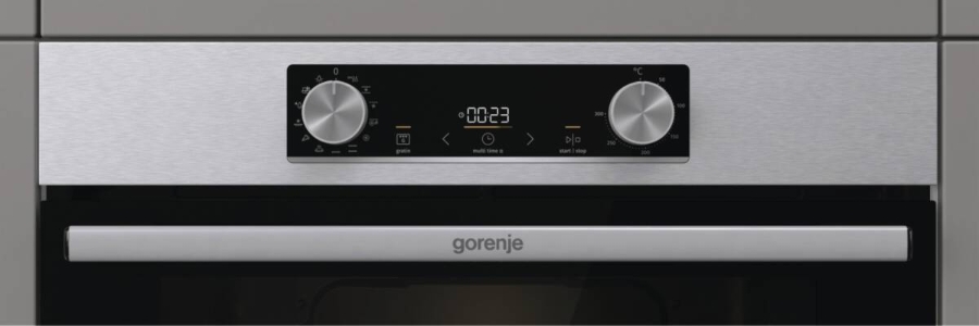 Gorenje BOP6737E02XK Einbau Backofen Pyrolyse Selbstreinigung 77 Liter,AirFry
