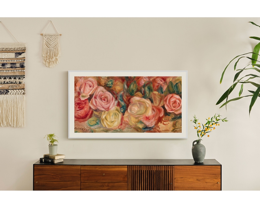 Samsung QE75LS03DAUXXN  75" The Frame LS03D Frame Design One Connect Kabel & Box + Slim Fit Wallmount enthalten
