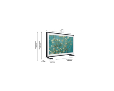 Samsung QE32LS03C  32" The Frame QLED Fernseher 16GB Speicher für Bilder, No Gap Wallmount (Mini) enthalten,