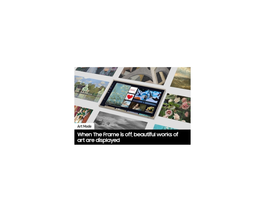 Samsung QE32LS03C  32" The Frame QLED Fernseher 16GB Speicher für Bilder, No Gap Wallmount (Mini) enthalten,