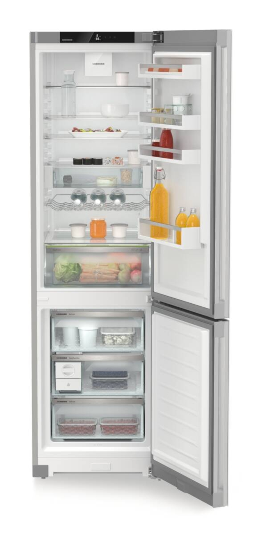 Liebherr CNgwc 5723 Plus Kühl-Gefrierkombination mit EasyFresh und NoFrost Glasweiß