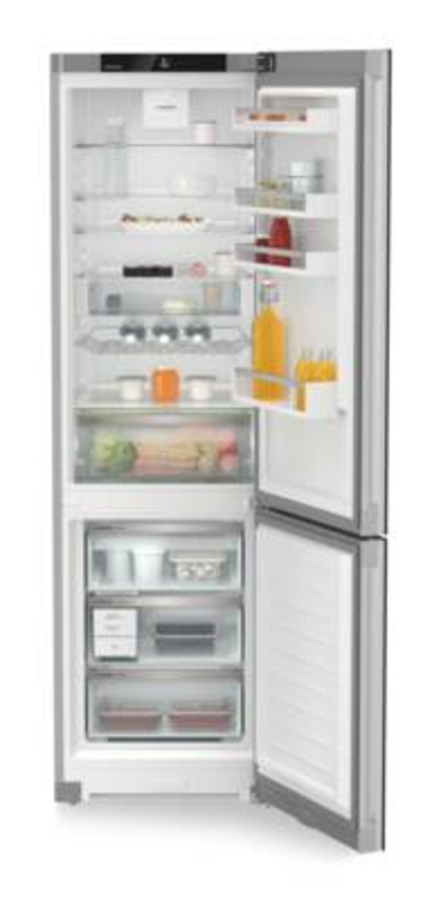 Liebherr CNgbc 5723 Plus Kühl-Gefrierkombination mit EasyFresh und NoFrost,SchwarzGlas