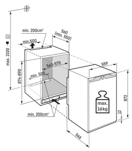 Liebherr IRd 3900 Pure Integrierbarer Kühlschrank mit EasyFresh weiß