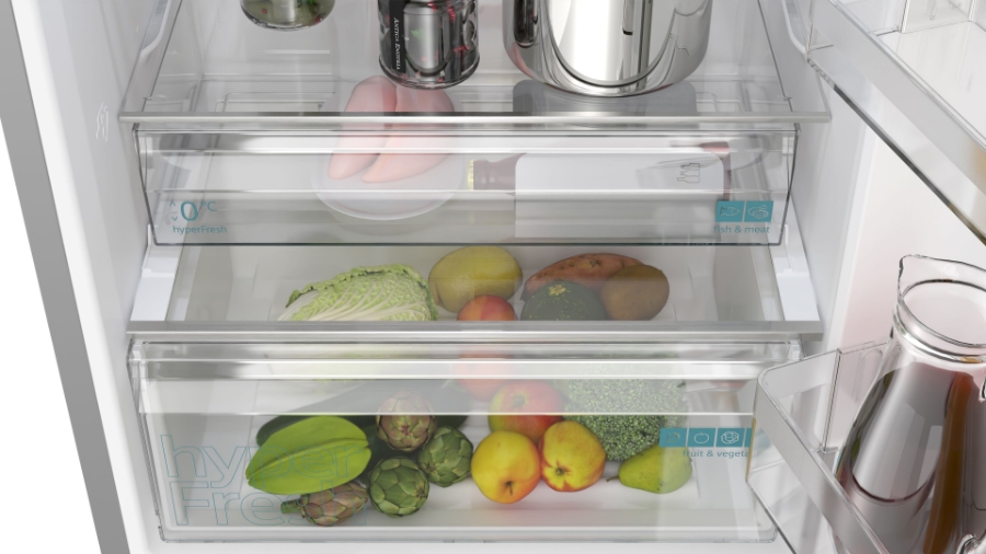 Siemens KG49NEICU topTeam Freistehende Kühl-Gefrier-Kombination  mit Gefrierbereich,203 x 70 cm ,Inox-Silber,NoFrost
