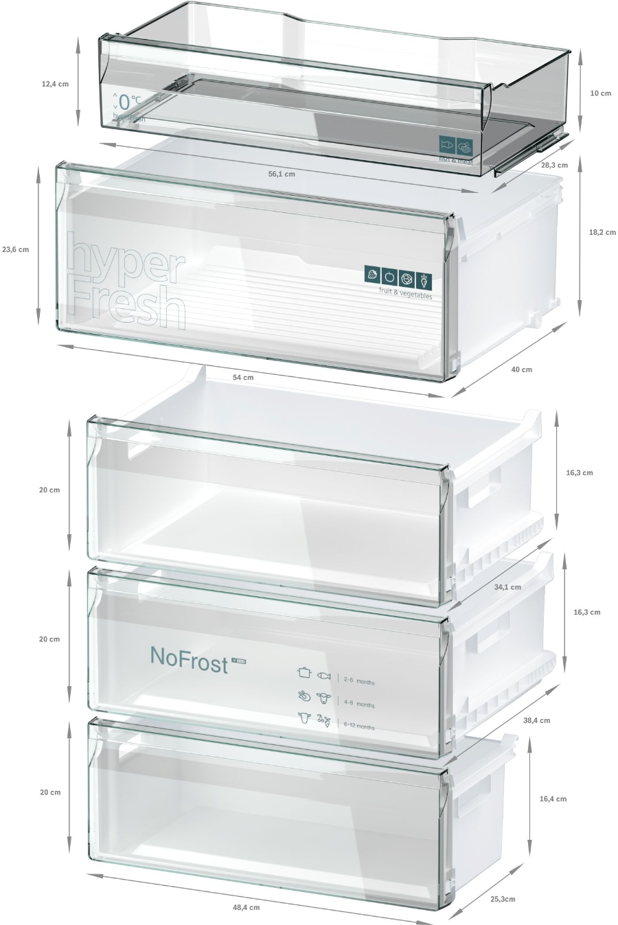 Siemens KG49NEICU topTeam Freistehende Kühl-Gefrier-Kombination  mit Gefrierbereich,203 x 70 cm ,Inox-Silber,NoFrost