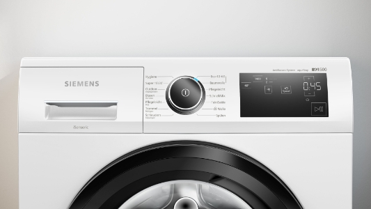 Siemens WM14UR5EM3 iQ500 Waschmaschine Frontlader, 9 kg, 1400 U/min Outdoor-/Imprägnier-Programm,Antiflecken-System