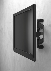 Vogels PHW 400M Schwenkbare TV-Wandhalterung für 32-55 Zoll Fernseher,180° drehbar und neigbar, max. 30 kg, schwarz