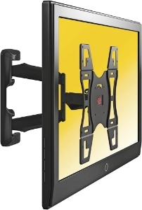 Vogels PHW 400M Schwenkbare TV-Wandhalterung für 32-55 Zoll Fernseher,180° drehbar und neigbar, max. 30 kg, schwarz