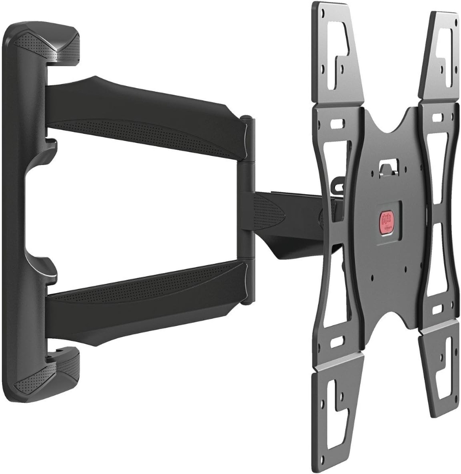 Vogels PHW 400M Schwenkbare TV-Wandhalterung für 32-55 Zoll Fernseher,180° drehbar und neigbar, max. 30 kg, schwarz
