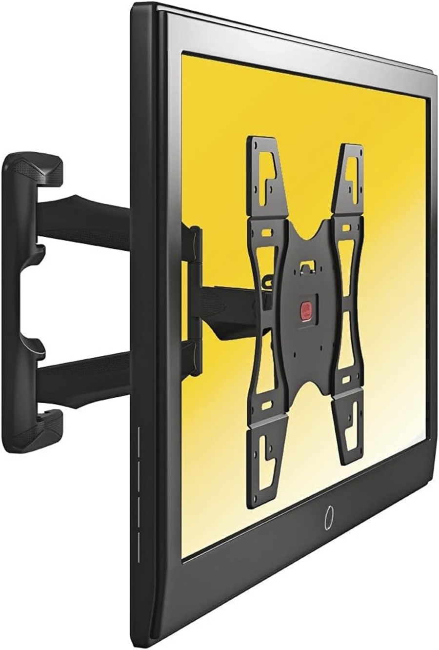 Vogels PHW 400M Schwenkbare TV-Wandhalterung für 32-55 Zoll Fernseher,180° drehbar und neigbar, max. 30 kg, schwarz