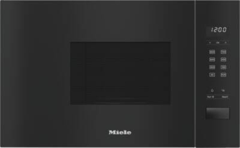 Miele M2230SC Einbau-Mikrowellengerät Obsidianschwarz Mikrowellengeräte, 35cm Höhe, Einbau