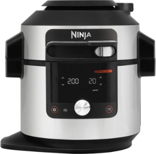 Ninja OL750EU Foodi MAX Multikocher mit Smart Deckel 7,5L, 14-in-1 Multicooker