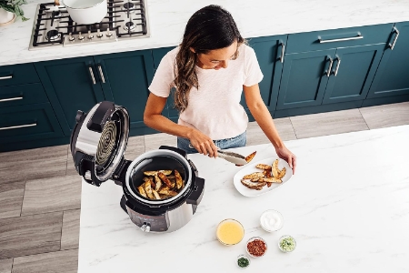 Ninja OL750EU Foodi MAX Multikocher mit Smart Deckel 7,5L, 14-in-1 Multicooker