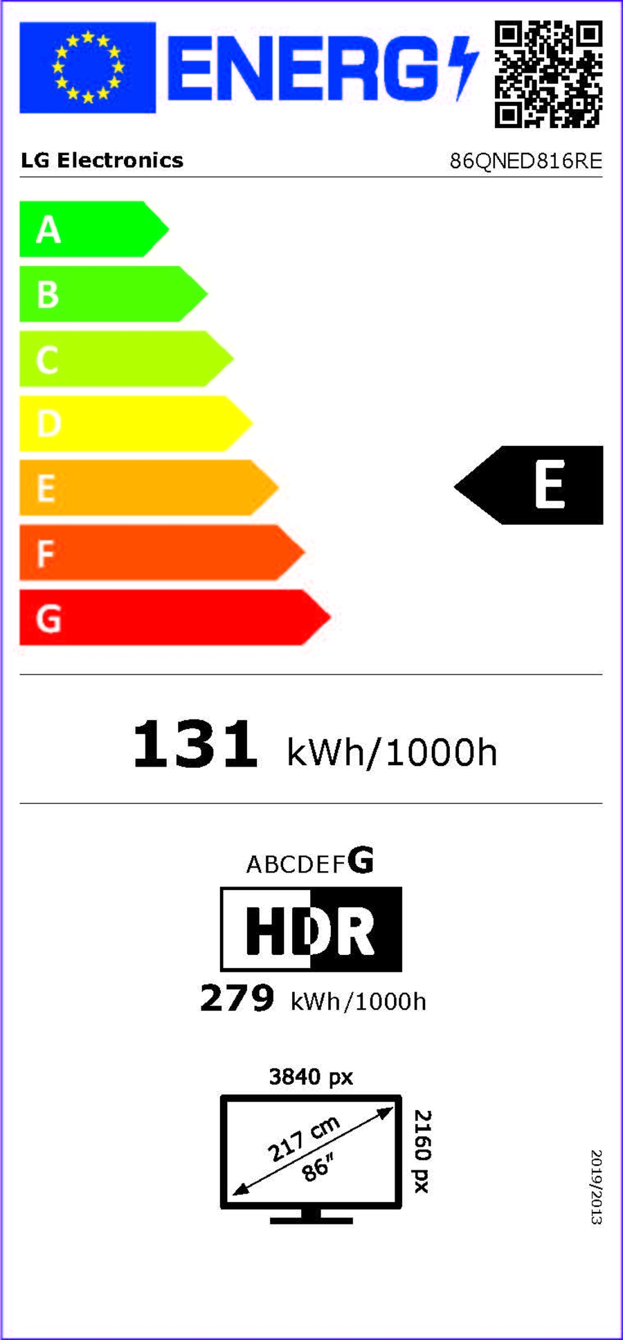 LG 86QNED816RE 86 Zoll 4K QNED TV SmartTV Fernseher Schwarz