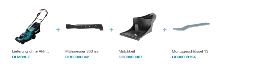 Makita DLM330Z Akku-Rasenmäher LXT  18 V • 330 mm • 30 L