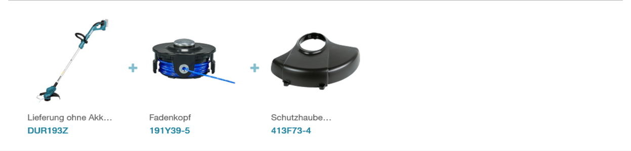 Makita DUR193Z Akku-Rasentrimmer LXT 18 V • 7.800 U/min • 260 mm