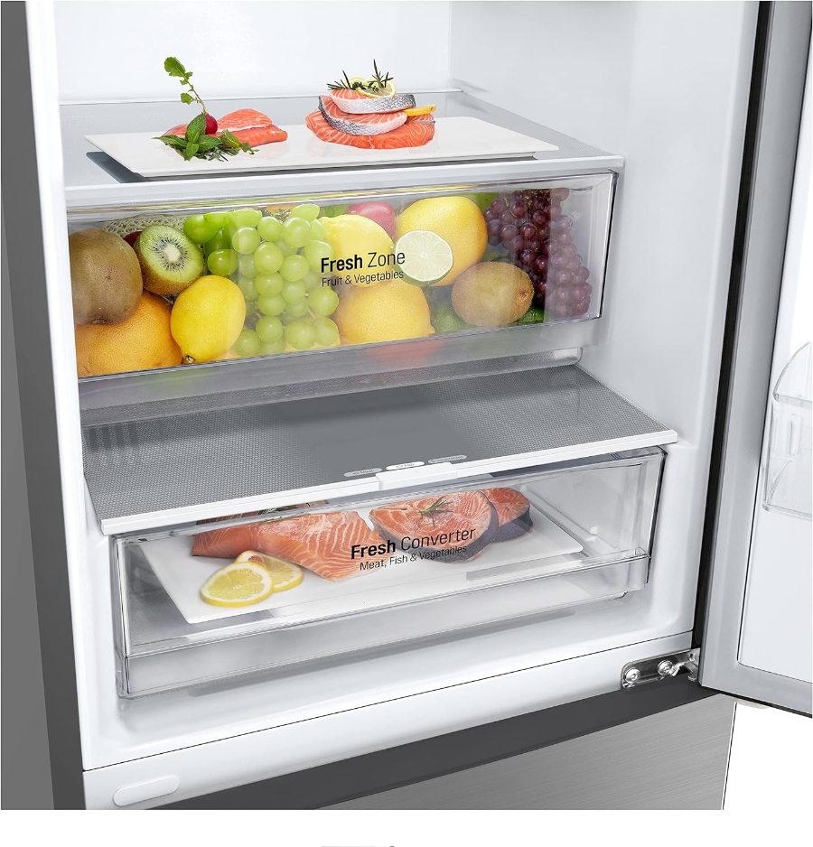 LG GBP62PZNBC Kühl- und Gefrierkombination  | 384 L  |NoFrost,DoorCooling+™ | LINEARCooling | FRESHConverter™