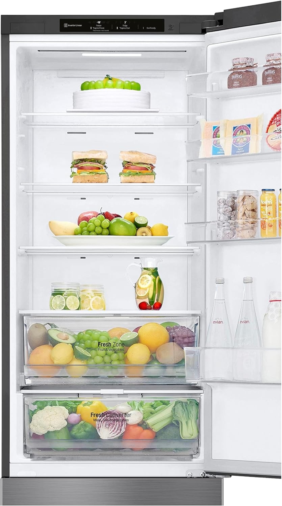 LG GBP62PZNBC Kühl- und Gefrierkombination  | 384 L  |NoFrost,DoorCooling+™ | LINEARCooling | FRESHConverter™