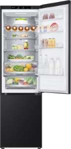 LG GBV7280AEV Kühl-Gefrierkombination mit FlatDoor-Design Total NoFrost, DoorCooling+,Essence Black Steel