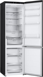 LG GBV7280AEV Kühl-Gefrierkombination mit FlatDoor-Design Total NoFrost, DoorCooling+,Essence Black Steel