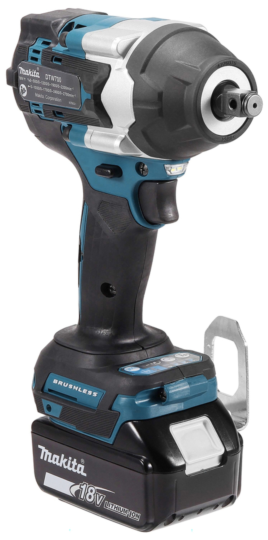 Makita DTW700Z Akku-Schlagschrauber LXT 18 V • 1/2" mit Sicherungsstift • 700 Nm • 0 - 2.200 U/min