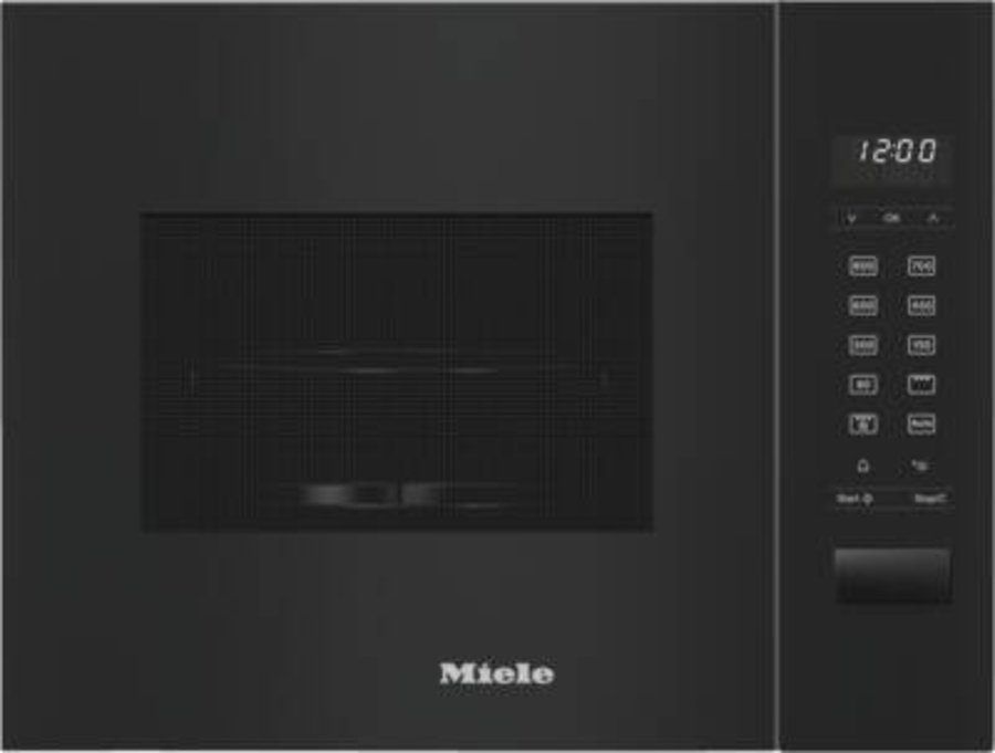 Miele M 2224 SC Mikrowelle Einbau 50 cm Obsidianschwarz