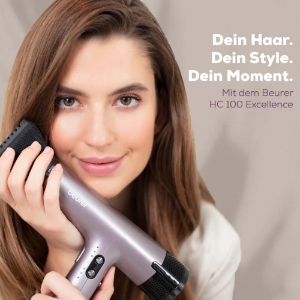 Beurer HC 100 Excellence Haartrockner mit Digitalmotor extrem kraftvoll und ultra leichtes Gewicht