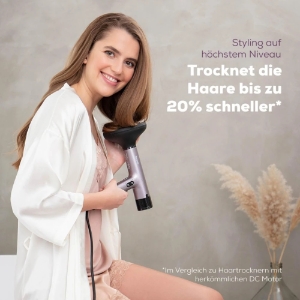 Beurer HC 100 Excellence Haartrockner mit Digitalmotor extrem kraftvoll und ultra leichtes Gewicht