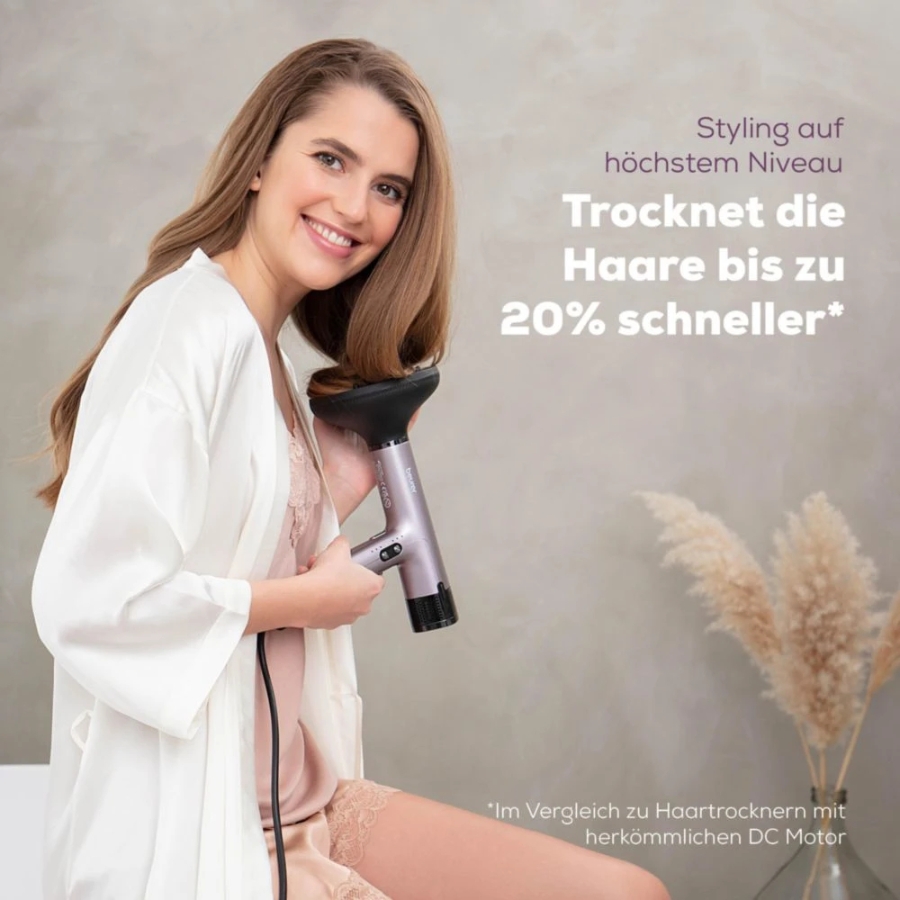 Beurer HC 100 Excellence Haartrockner mit Digitalmotor extrem kraftvoll und ultra leichtes Gewicht