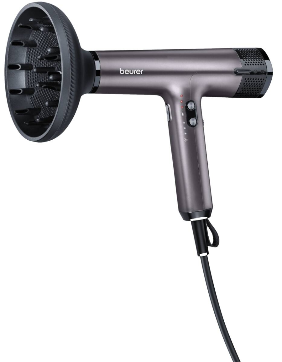 Beurer HC 100 Excellence Haartrockner mit Digitalmotor extrem kraftvoll und ultra leichtes Gewicht