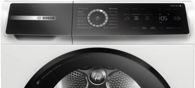 Bosch WQB246C40 Wärmenpumpentrockner 9 kg A+++ Selbstreinigender Kondensator,Auto Dry,SmartDry