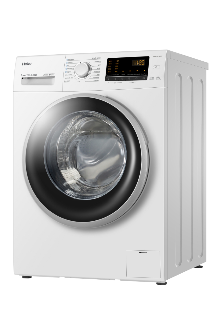 Haier HW80-BP1439N-DE Frontlader Waschmaschine, 8kg, 1400 U/min 