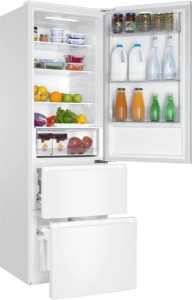 Haier HTR3619ENPW Kühl-/Gefrierkombination NoFrost 348 Liter,(BxHxT) :595x1905x657mm 
