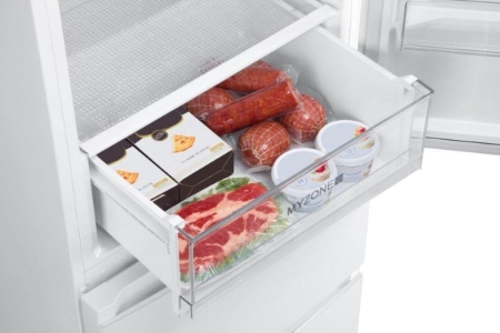 Haier HTR3619ENPW Kühl-/Gefrierkombination NoFrost 348 Liter,(BxHxT) :595x1905x657mm 