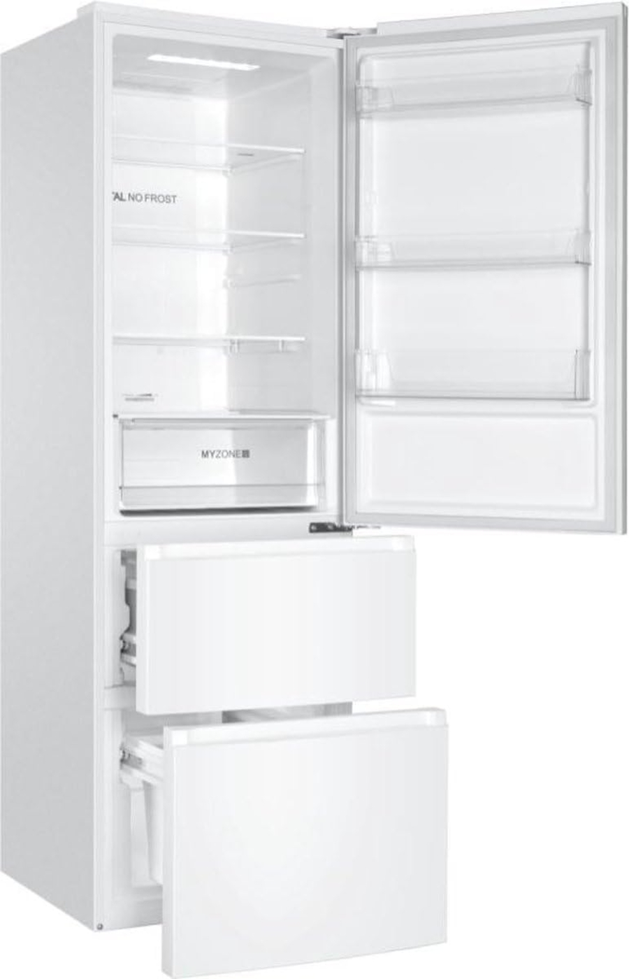 Haier HTR3619ENPW Kühl-/Gefrierkombination NoFrost 348 Liter,(BxHxT) :595x1905x657mm 
