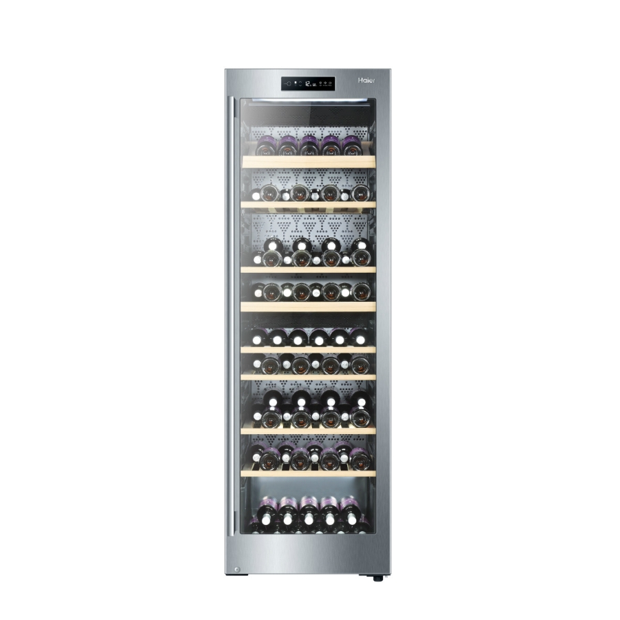 Haier WS137GDAI Weinklimaschrank  185 cm hoch, 59 cm breit 137 Flaschen, Display, Beleuchtung, Aktivkohlefilter