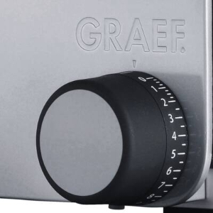 Graef C20 Allesschneider Classic mit Mini-Slice Aufsatz Metall