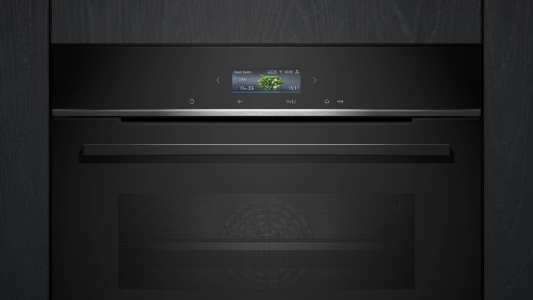 Siemens HB772G1B1 iQ700 Einbau-Backofen 60 x 60 cm Schwarz Pyrolyse