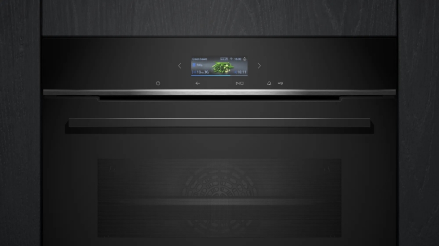 Siemens HB772G1B1 iQ700 Einbau-Backofen 60 x 60 cm Schwarz Pyrolyse