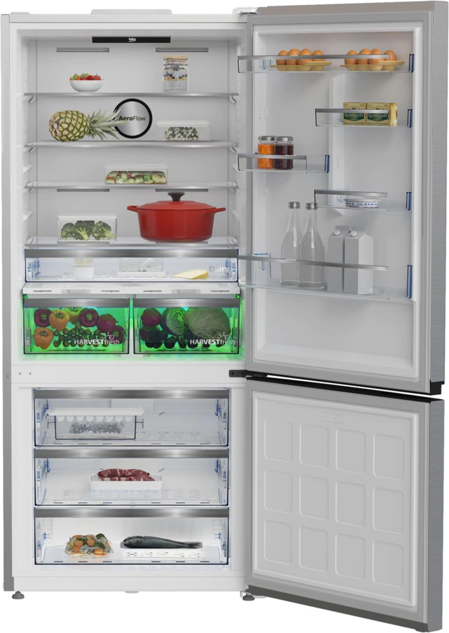 Beko B5RCNE615ZXP Kühl-Gefrierkombination NoFrost 615l,(BxHxT) :832x1930x762mm 