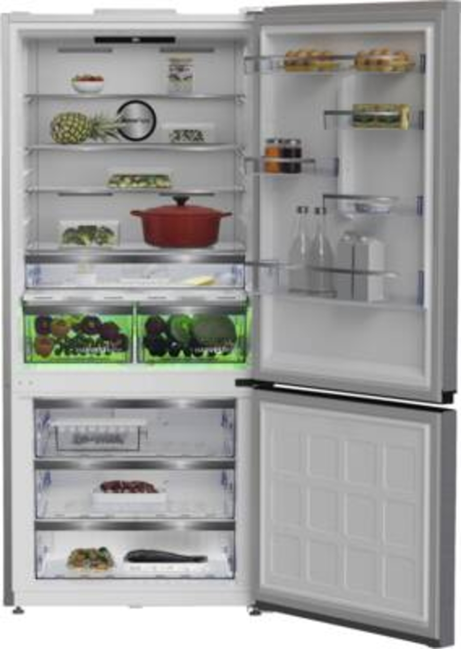 Beko B5RCNE615ZXP Kühl-Gefrierkombination NoFrost 615l,(BxHxT) :832x1930x762mm 