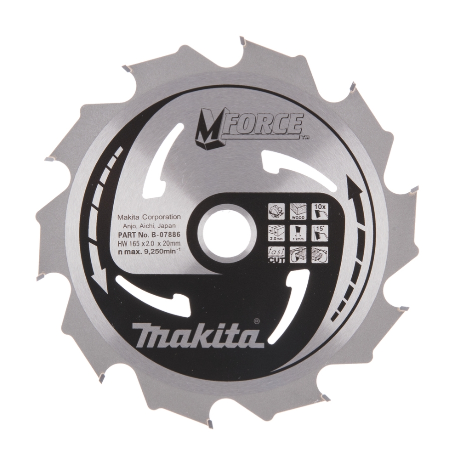 Makita B-07886 Sägeblatt 165x20 für Holz 