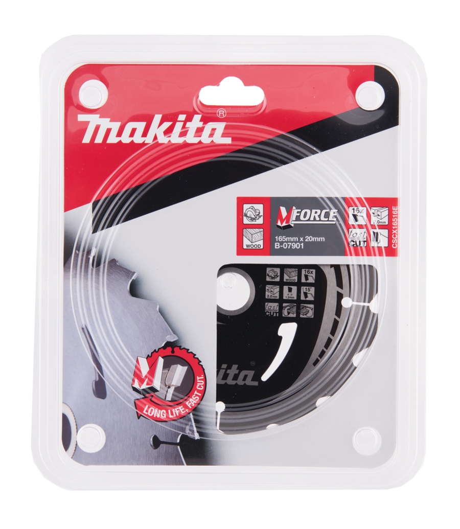 Makita B-07901 Kreissägeblatt für Holz 165 x 20 mm • 16 Zähne
