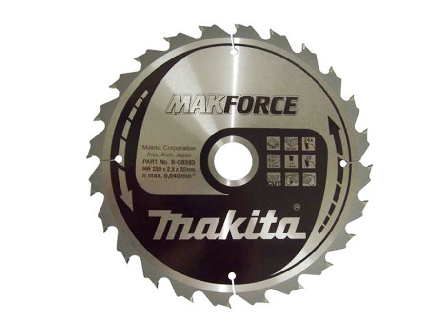 Makita B-08383 Kreissägeblatt für Holz 230 x 30 mm • 24 Zähne
