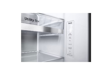LG GSGV91EVAD Side-by-Side mit InstaView® 635 Liter Eis-, Crushed Ice- und Wasserspender 