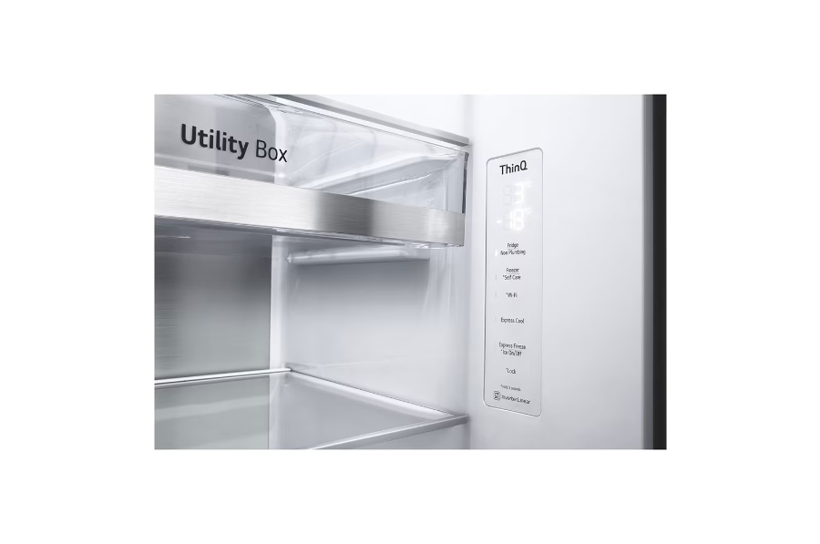 LG GSGV91EVAD Side-by-Side mit InstaView® 635 Liter Eis-, Crushed Ice- und Wasserspender 