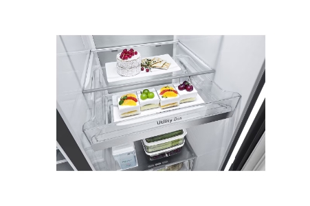 LG GSLE91EVAC Side by Side Total NoFrost Eis-, Crushed Ice- Wasserspender mit UVnano