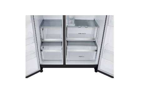 LG GSLE91EVAC Side by Side Total NoFrost Eis-, Crushed Ice- Wasserspender mit UVnano