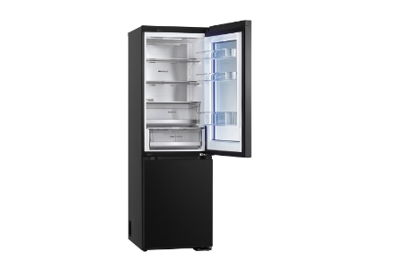 LG GBG7190CEV InstaView® Kühl-Gefrierkombination Essence Black Steel | 4,3” Touch LCD 