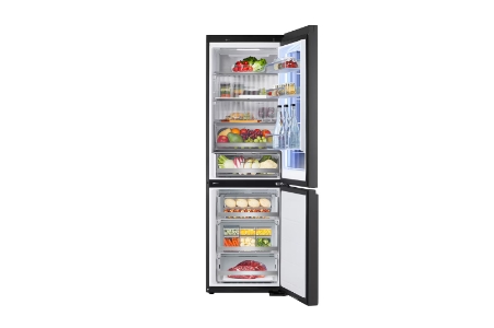 LG GBG7190CEV InstaView® Kühl-Gefrierkombination Essence Black Steel | 4,3” Touch LCD 